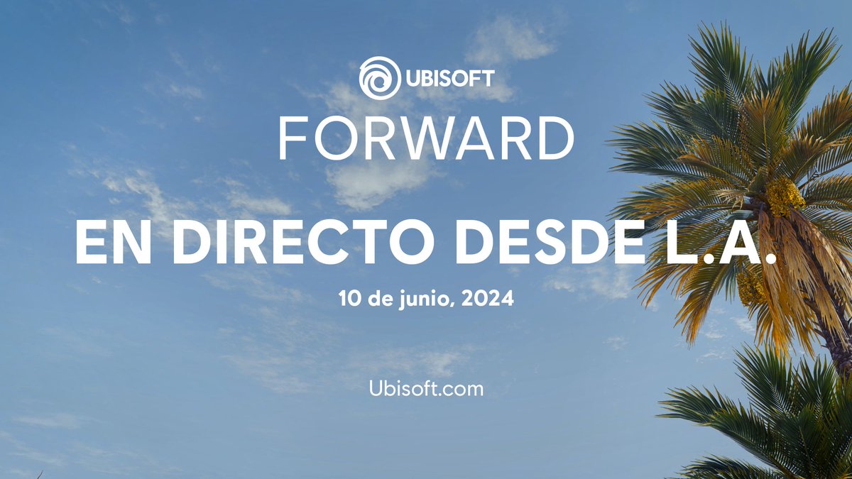 Ubisoft os espera el 10 de junio en su evento digital, con novedades de juegos, anuncios, y mucho más. ¡No os lo perdáis! #UbiForward