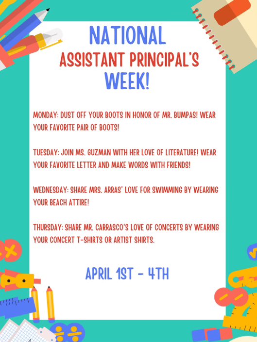 We headed to the beach to celebrate Mrs. @fabyarras !!! As a former swim coach, she mentored students and now she encourages and motivates our teachers!! Happy National Assistant Principals’ Week!☀️🏝️