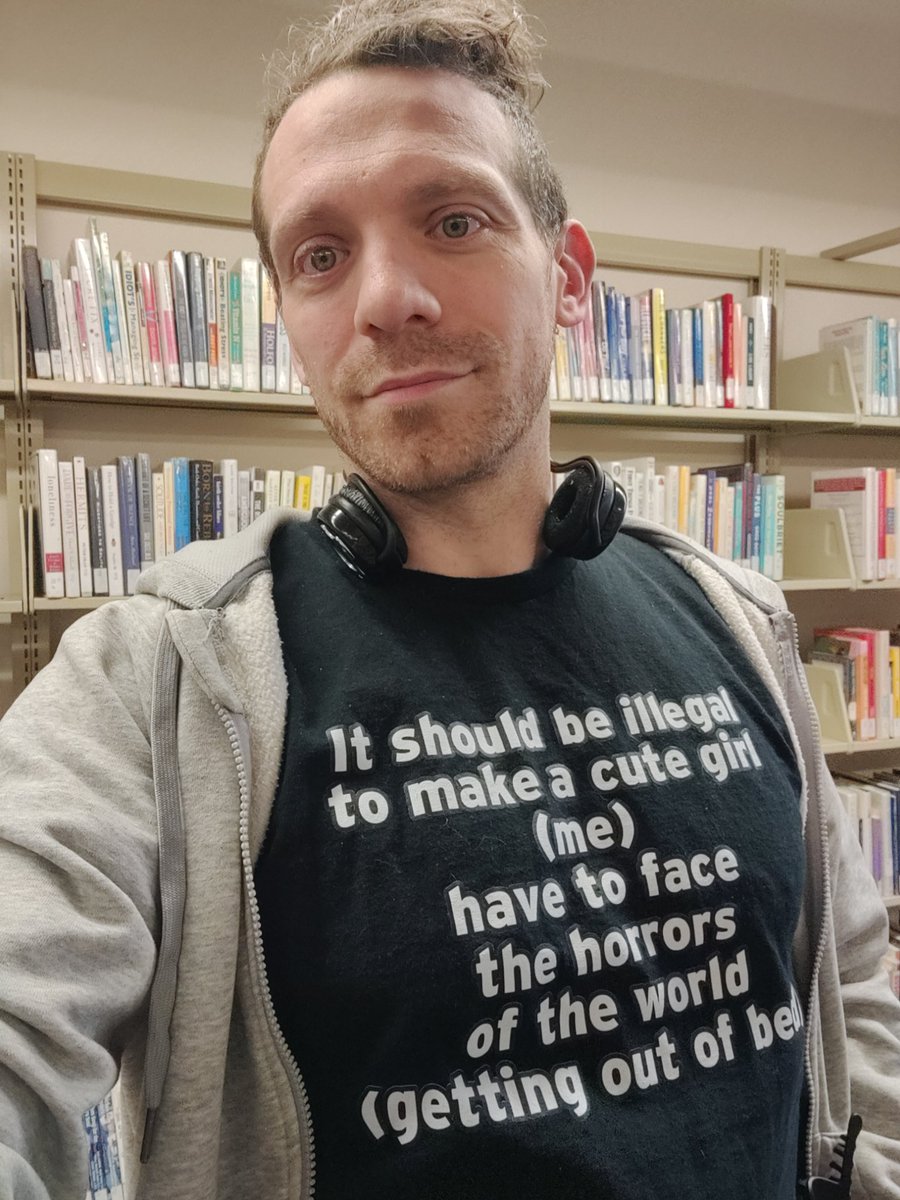 TheBDCooper's tweet photo. @fuckgoblin420 This is a terrible picture of me but a good picture of my shirt 😅 https://t.co/yuLA777ksQ