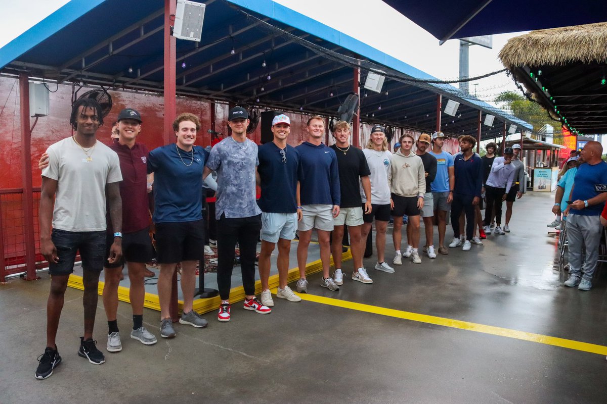 Your 2024 Clearwater Threshers 👏 OF ➡️ IF ➡️ C ➡️ P Hanging at our Season Ticket Holder Event & Happy Hour