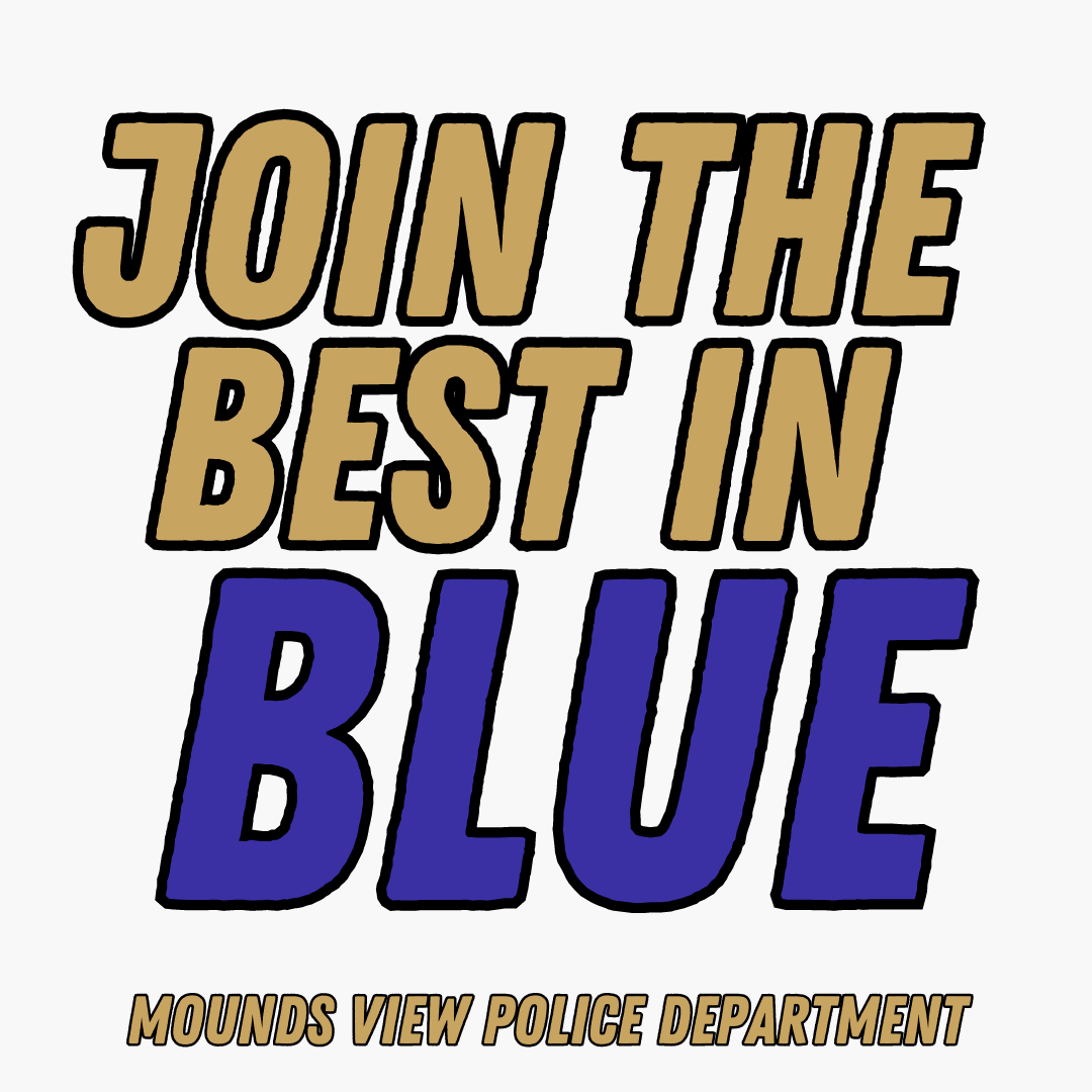 MoundsView_PD's tweet image. It's simple. The best in blue want YOU! Visit moundsviewmn.org view our application and apply. Laterals and POST certified welcome! 

#MoundsViewMN #MoundsViewPD #MoundsView #Minnesota #Police