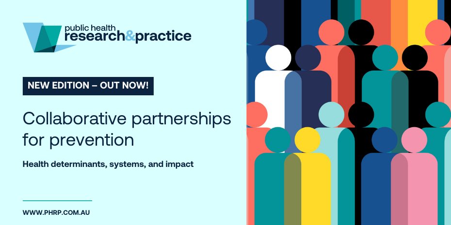 New edition of @phrpjournal in partnership with @TAPPCentre and @nhmrc out today! How can collaborative partnerships reshape our approach to #obesity and fall #prevention? Discover key insights now: phrp.com.au