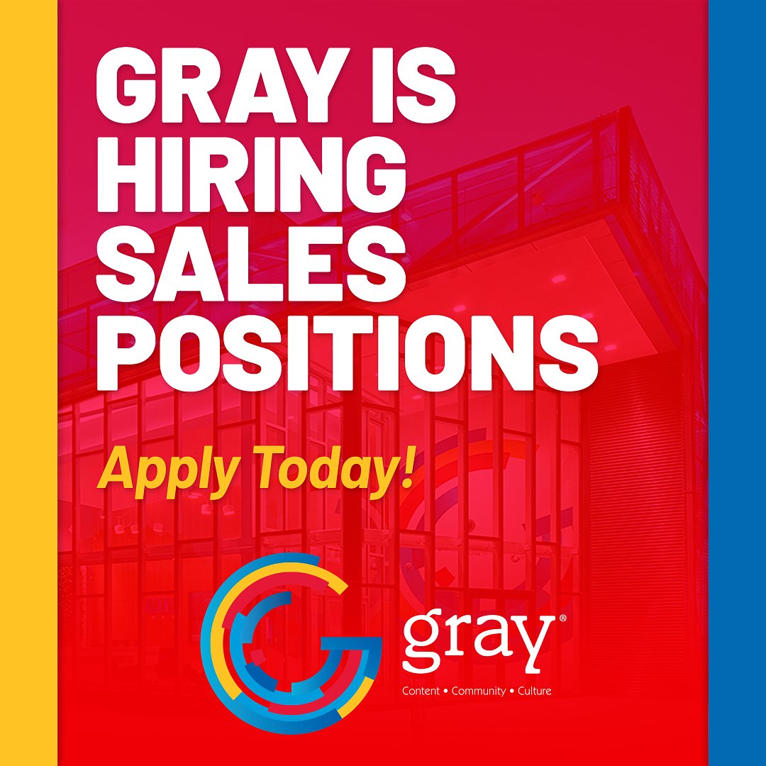 We believe in work life balance.  Our PTO options make sure you have the time you need outside of work to focus on your family.   Learn more about why Gray TV is the best company to grow your career.  Gray.TV/careers #TVJobs