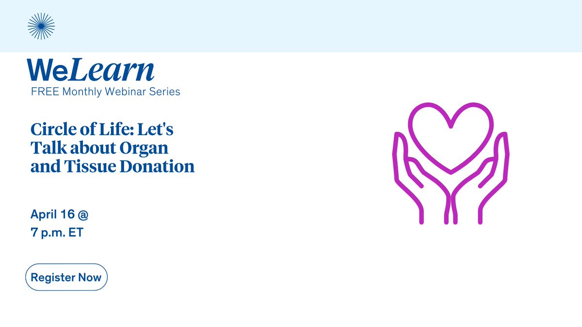 Join us in 2 wks, on April 16 @ 7 PM, for our webinar on #organ & #tissue #donation. Led by Tiffany Lue RN, MN, from @TrilliumGift of Life Network, this session will shed light on the crucial role #RPNs play in supporting donation efforts. Register now @ loom.ly/IpHGNcg