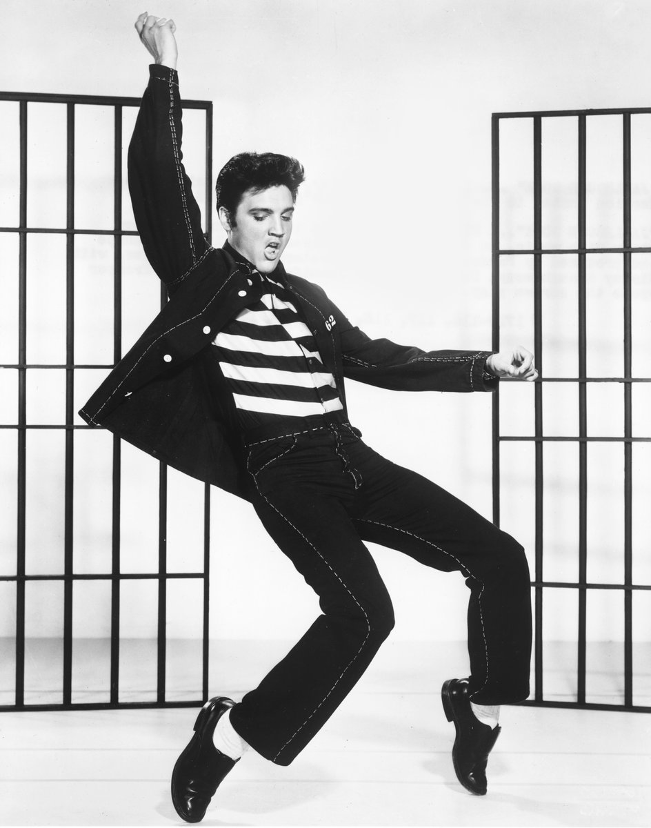 Jailhouse rockin' into the weekend like 🎸 Time to let loose and unwind after a long week, and what better way to do it than with some classic Elvis jams? Tell us in the comments what your go-to Elvis song is to kick off the weekend!