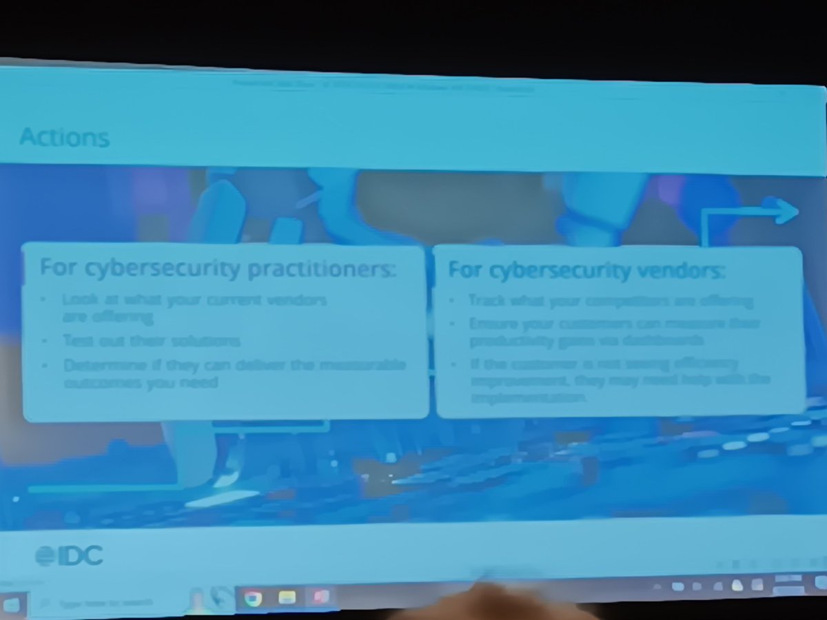 #idcdirections Michele Abraham breakout GenAI and cyber security