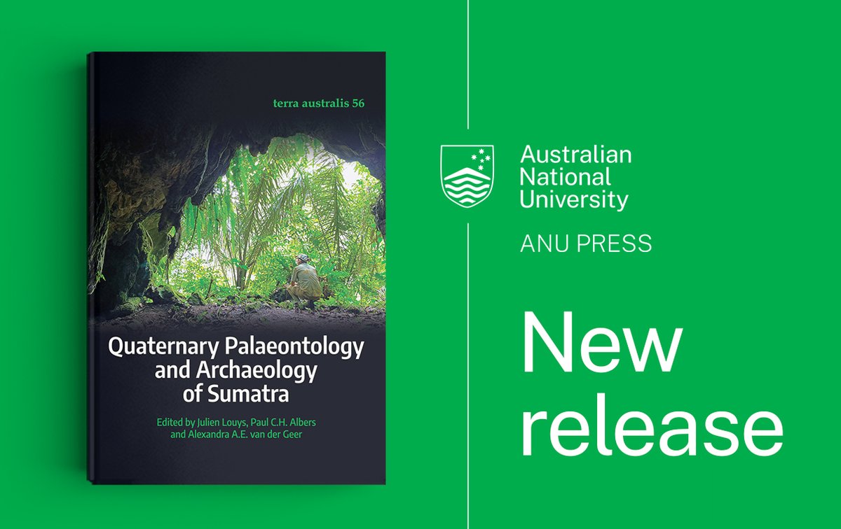 'This exemplary volume presents a revised view of the history of palaeontological and archaeological research as well as new ground-breaking field research ... of one of the most majestic islands of the world.” – Professor Michael Petraglia Now available doi.org/10.22459/TA56.…