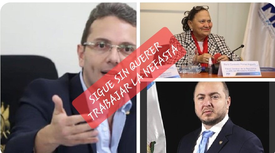 NO QUIERE TRABAJAR CONSUELO PORRAS LOS exdiputados Jorge García Silva y José Ubico, dejaron el cargo hace 3 meses y perdieron la inmunidad desde 2023. A diferencia de otros casos, no hay orden de captura para ellos. Mientras se persiguen periodistas y operadores de justicia,