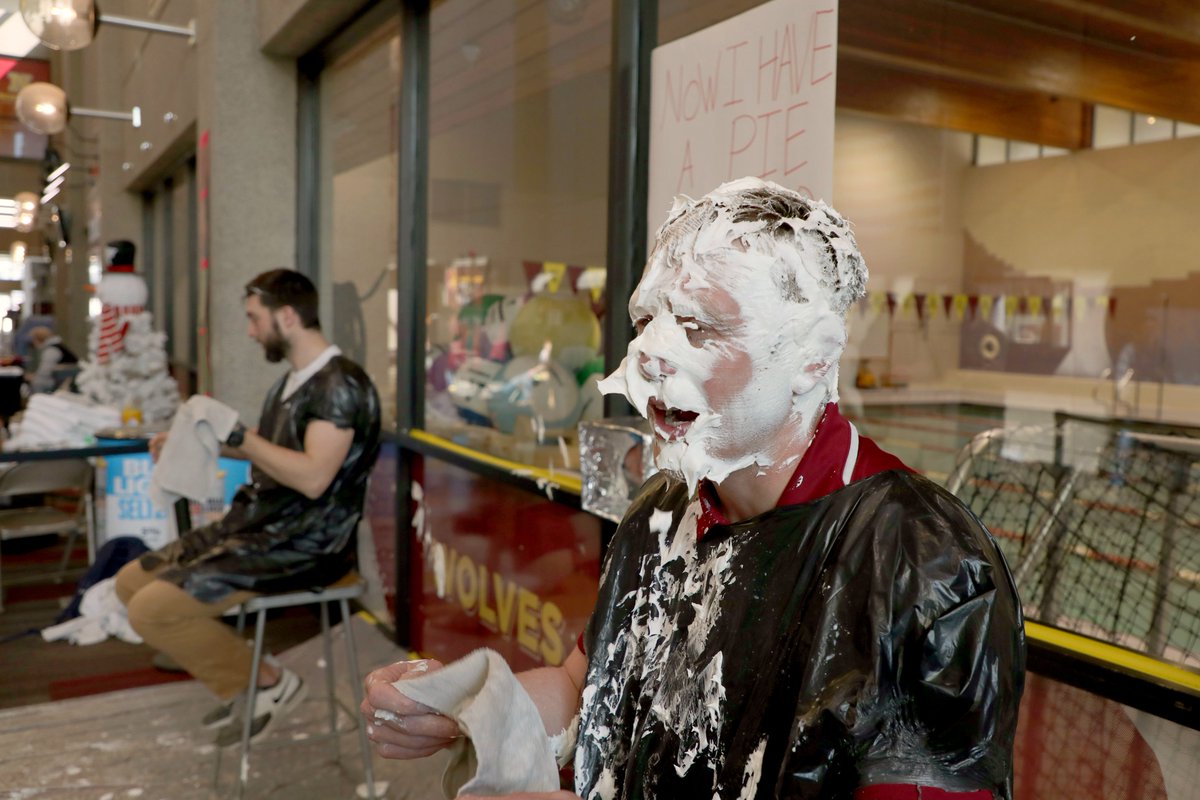 Things got a bit messy for a good cause! Pie Hard 2.0, Pie Harder brought together Northern State University students, faculty and staff as part of #GiveNDay. There’s still time to join in on the fun and make a difference. givingday.northern.edu #NorthernStateU #OneDayOnePack