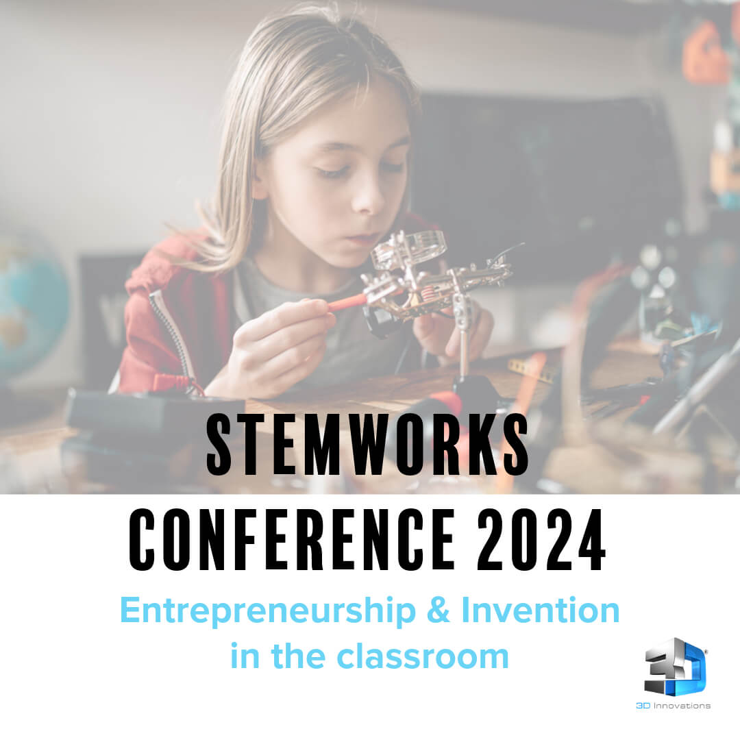 Calling all teachers and students – 3D Innovations will be hosting a session on Invention + Entrepreneurship. Learn about how to transition your ideas into inventions.

#3DInnovations #STEMworks #STEMworksHawaii #STEMworksConference2024 #Invention #Entrepreneurship #3DCAD