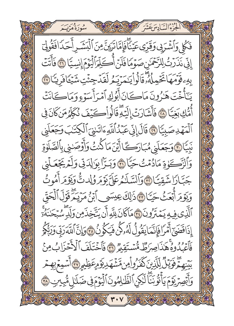سورة مريم
الصفحة 307