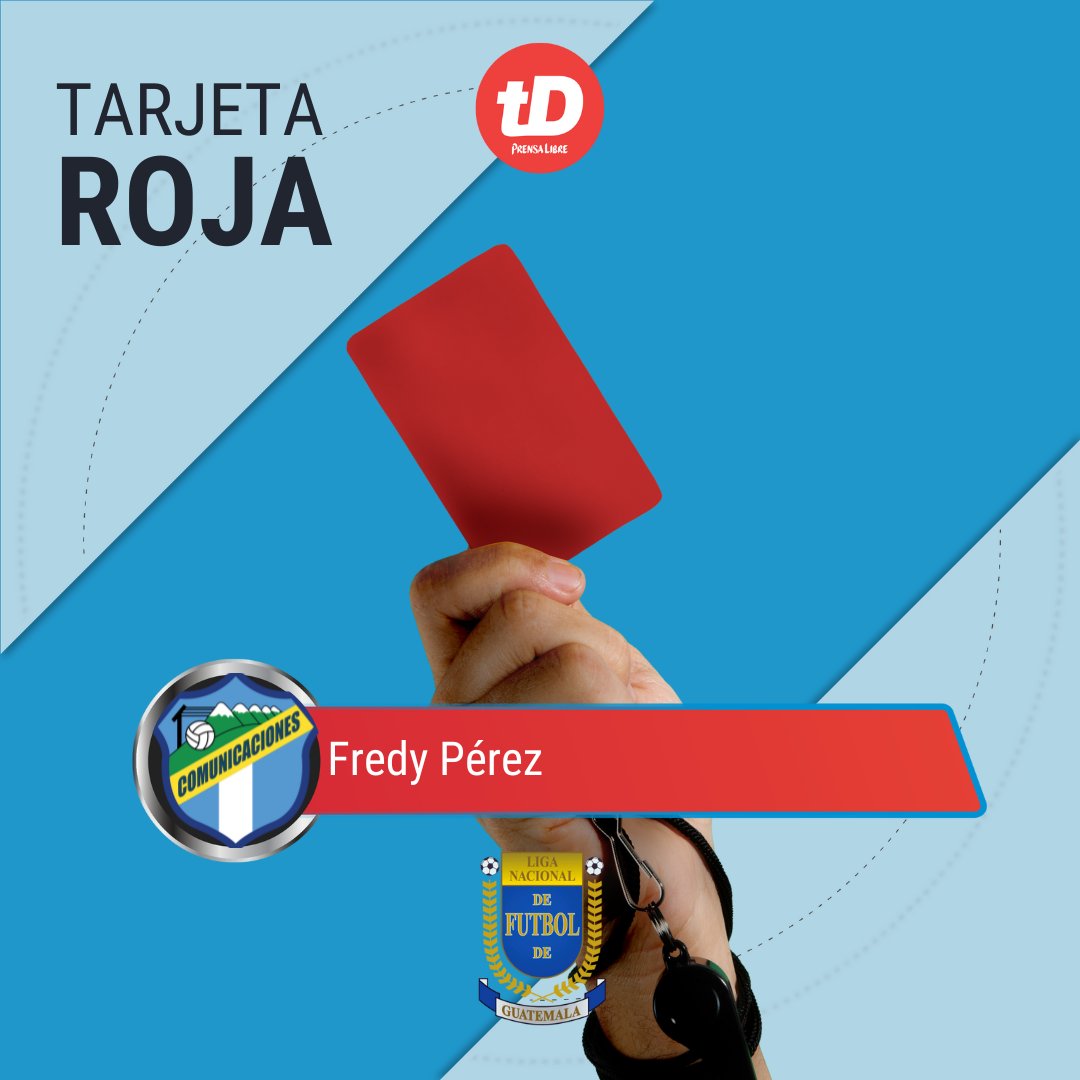 ¡Roja para Fredy Pérez! 

El portero guatemalteco recibe dos tarjetas amarillas en cosa de un minuto y deja a Comunicaciones con 9 hombres.