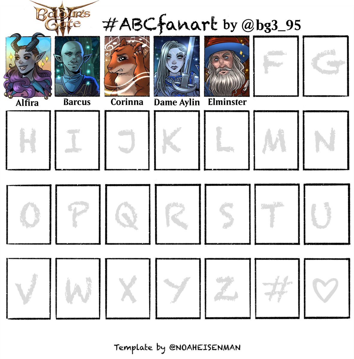 bg3_95's tweet photo. TODAY WITH LETTER F:
Write your favorite characters! The most written name will be our choice! 💫💫
#BG3 #BaldursGate3 #baldursgate3fanart https://t.co/OAq2MUu9MM