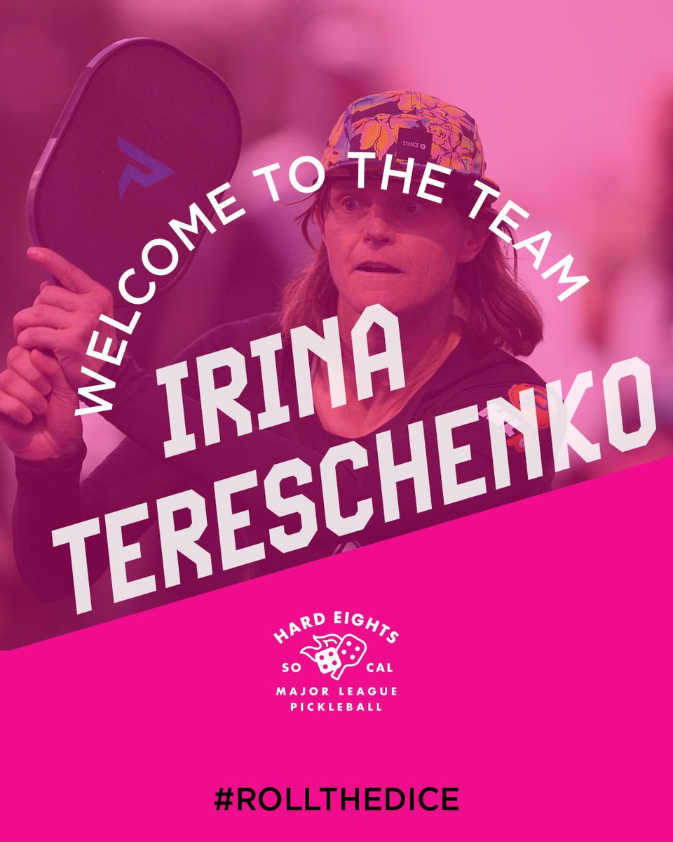 Our number one pick goes to the goat of @majorleaguepb 🐐 Irina Tereschenko 🎲

Pumped to have you on the team! #Winningmentality 👀