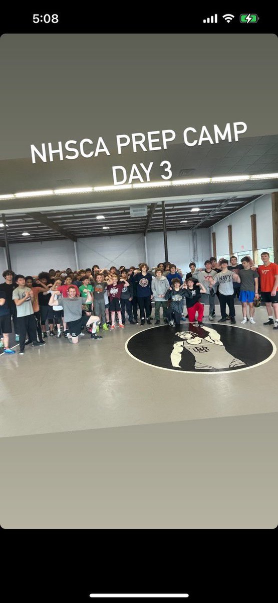 jared_goodson's tweet image. Thank you @ROBIEwrestling @HokiesWrestling for putting on a great prep camp this week!  Can’t wait to get to work this weekend at NHSCAs. #springbreakgrind