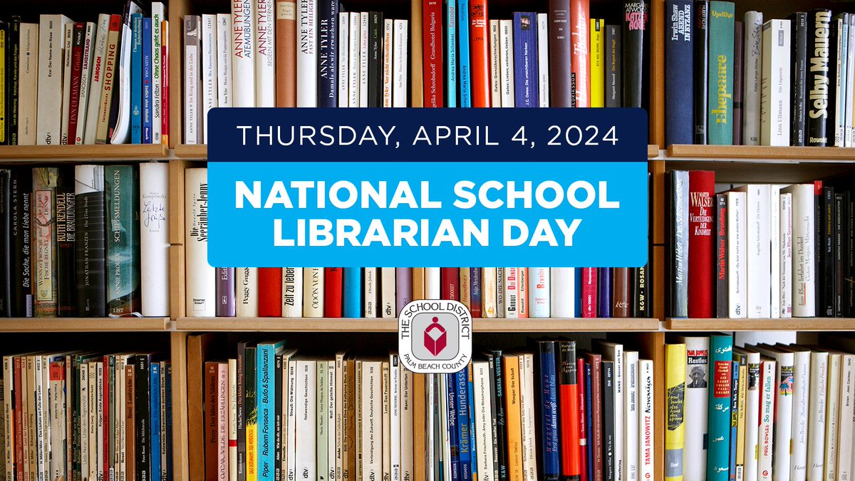 April is School Library Month and today is all about our media specialists, who work hard every day to grow today's readers into tomorrow's leaders! 📕📗📘