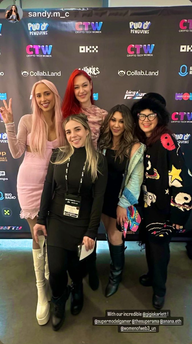 Thanks @gianinaskarlett for a blast at “No Boys Brunch” 🌸♥️👏 You did an amazing job with this event! I met so many incredible ladies in web3 today, and finally got to meet @xoj9!🧚🏼‍♀️ 👾🌸 @vasiamakris @sandym_c @adriananft @sandym_c @thesuperama @Anananfts