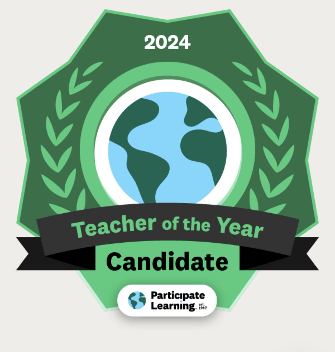Congratulations to myself becoming the Teacher of the Year Candidate! I enjoyed the journey to summarize my teaching and I unconsciously raised the corners of my mouth and felt very happy when I collected students’ work and video！@ParticipateLrng @JudyOuyang #unitingourworld