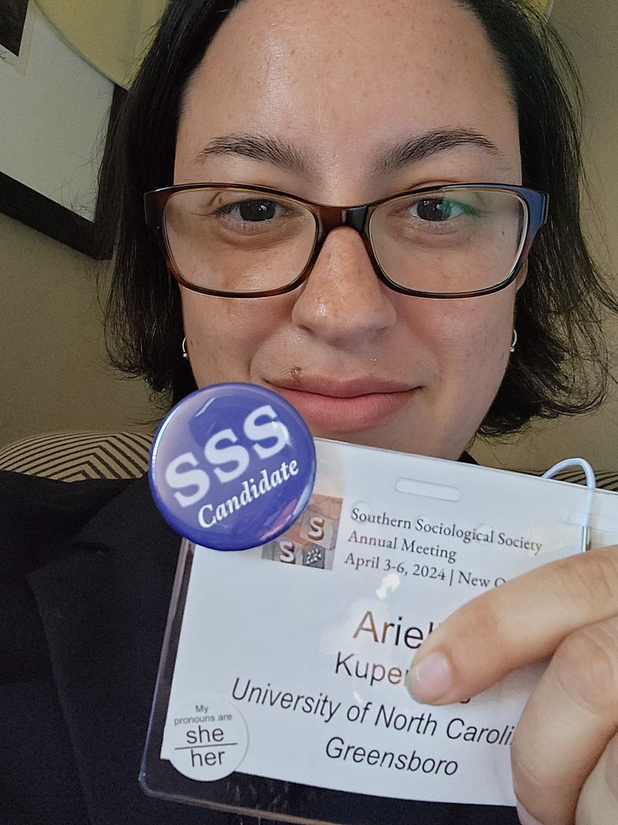 Got an extra cool pin at registration this year. Now off to a meet the candidates reception! It seems I'm running for President of SSS.