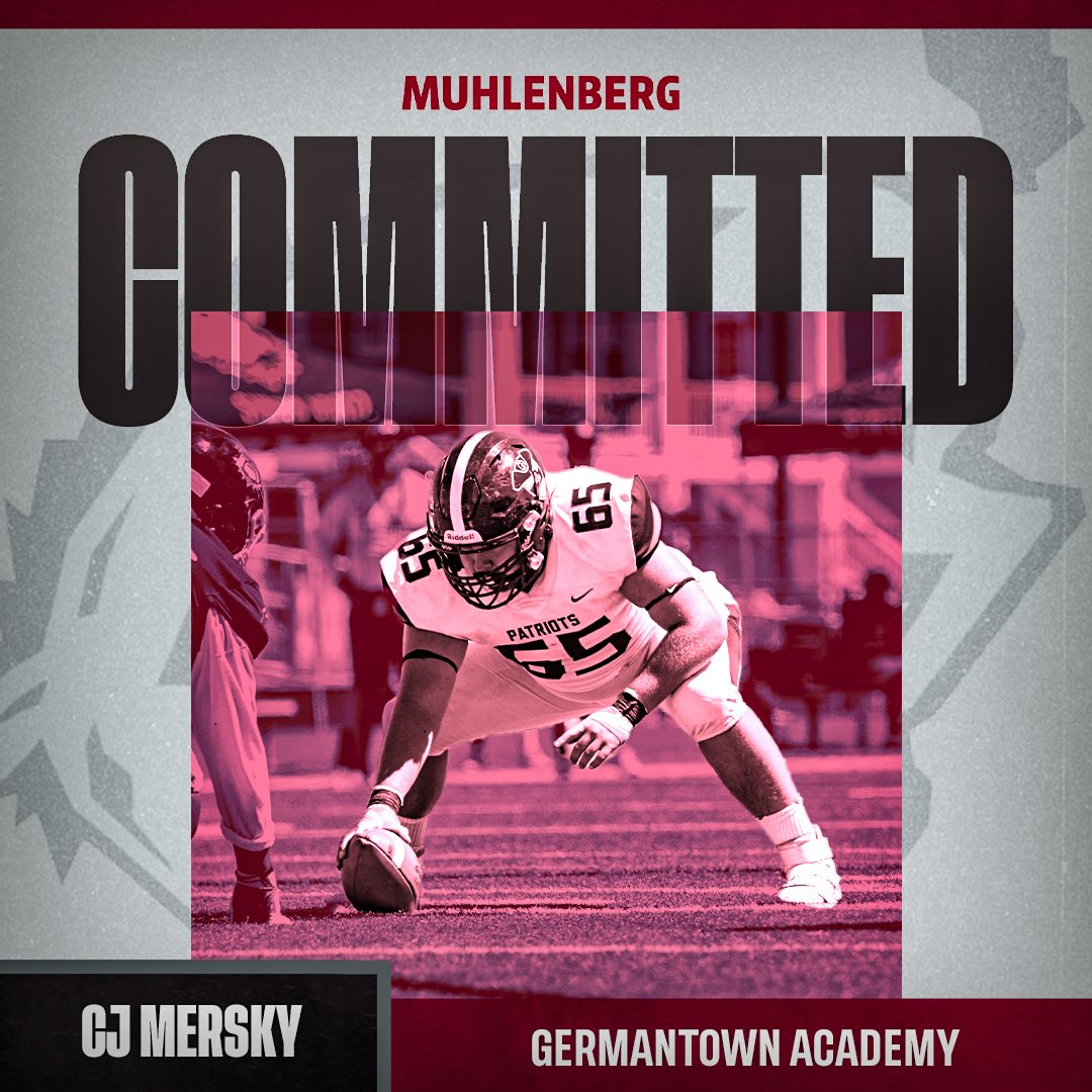 cmers65_'s tweet image. I am excited to announce my commitment to continue my academic and athletic career at Muhlenberg College!! Thank you to everyone who has helped me get to this point. I am excited for this next chapter of my life. Go Mules! ❤️🩶 @DigInMules @GAFootball1759 @Coach_Frantz #digin