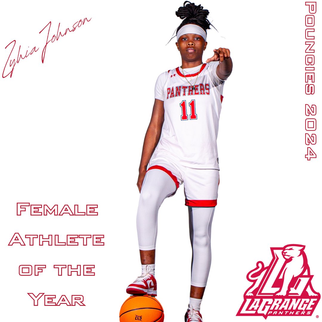 Junior Zyhia Johnson has been named LC Female Athlete of the Year. Johnson averaged a team-high 16.7 points per game, shooting 45% from the field and 35% from three. She also earned a spot on the First All-CCS Team. Congrats Zyhia! 
#WeAreLC #Pouncies24