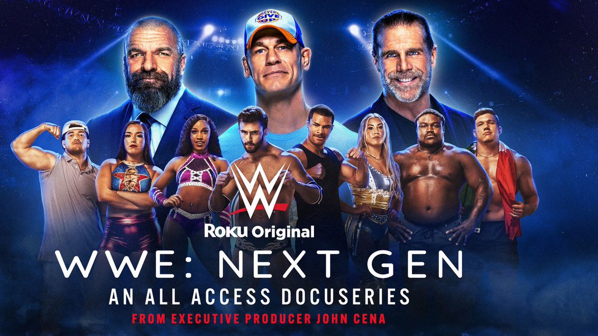I am loving this new @TheRokuChannel x @WWE series #WWENextGen produced by @JohnCena! Get an inside look on what it takes to become a #WWE Superstar like never before! @WWERecruit #WrestleMania