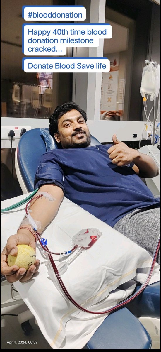 Venkatesh (@venkateshgolla) on Twitter photo With the inspiration of <a href="/KChiruTweets/">Chiranjeevi Konidela</a>, successfully completed blood donation 40 times.
Thanks to our #gangleader for inspiration... ❤️❤️ With the inspiration of <a href="/KChiruTweets/">Chiranjeevi Konidela</a>, successfully completed blood donation 40 times.
Thanks to our #gangleader for inspiration... ❤️❤️