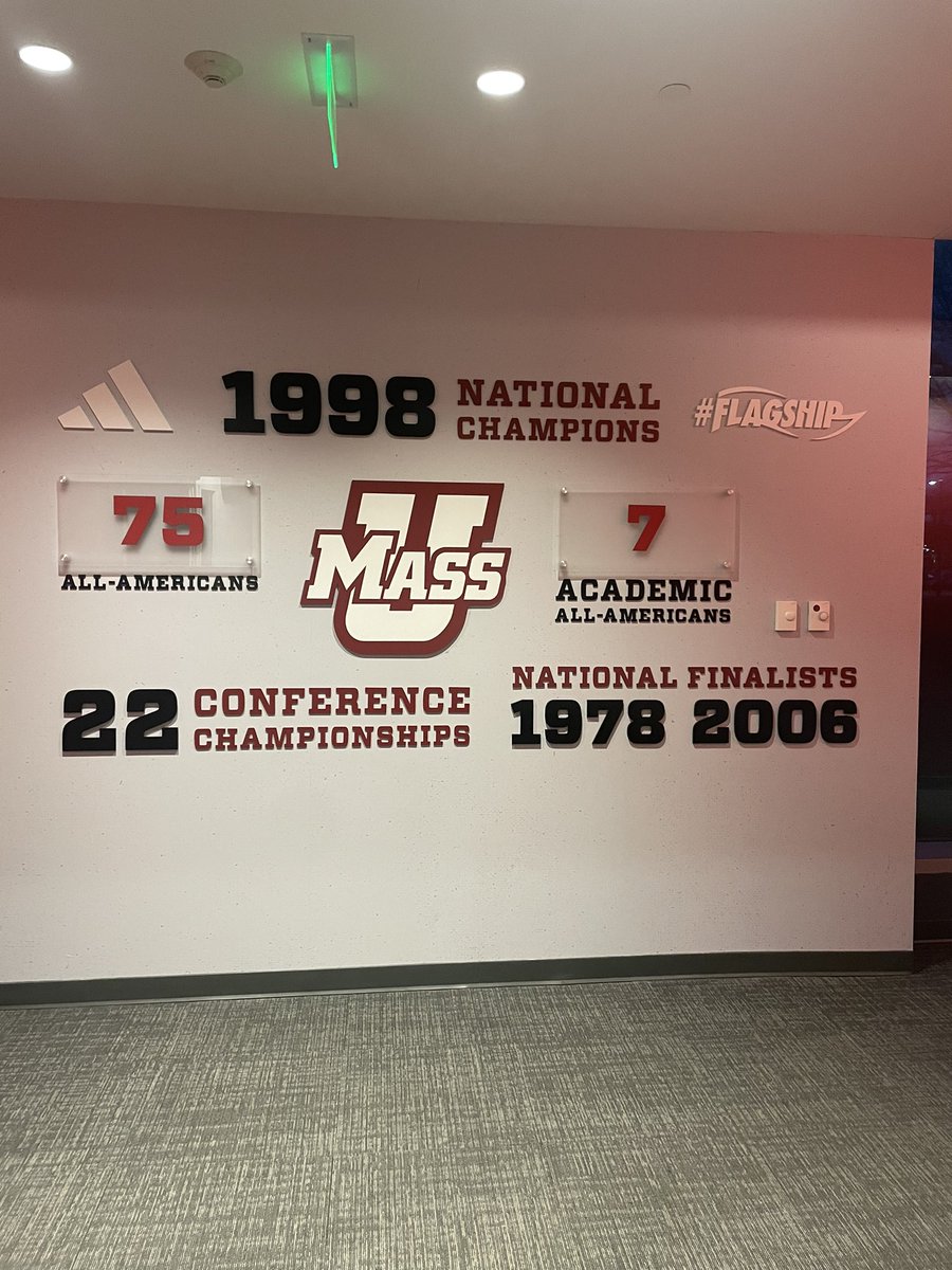 The @UMassFootball program has a very rich history of success on and off the field. We are very PROUD OF OUR PAST and certainly PREPARING FOR THE FUTURE! @UMassAthletics
