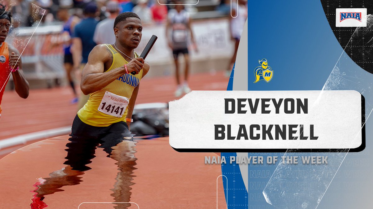 MUCrusadersXCTF's tweet image. 𝐇𝐈𝐒𝐓𝐎𝐑𝐘 ⚡ 

Blacknell becomes the first-ever Crusader to win NAIA Player of the Week! 
📰: bit.ly/3xg4ewI 

#CrusaderNation