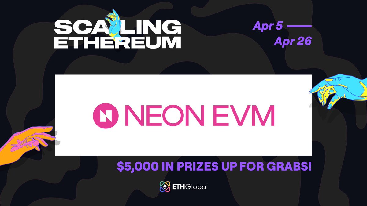 Neon EVM is an Ethereum Virtual Machine (EVM) that allows developers to build and deploy Ethereum-native dApps on Solana, all from their existing codebase. 💸 @Neon_EVM has $5,000 up for grabs 🔗 ethglobal.com/events/scaling…