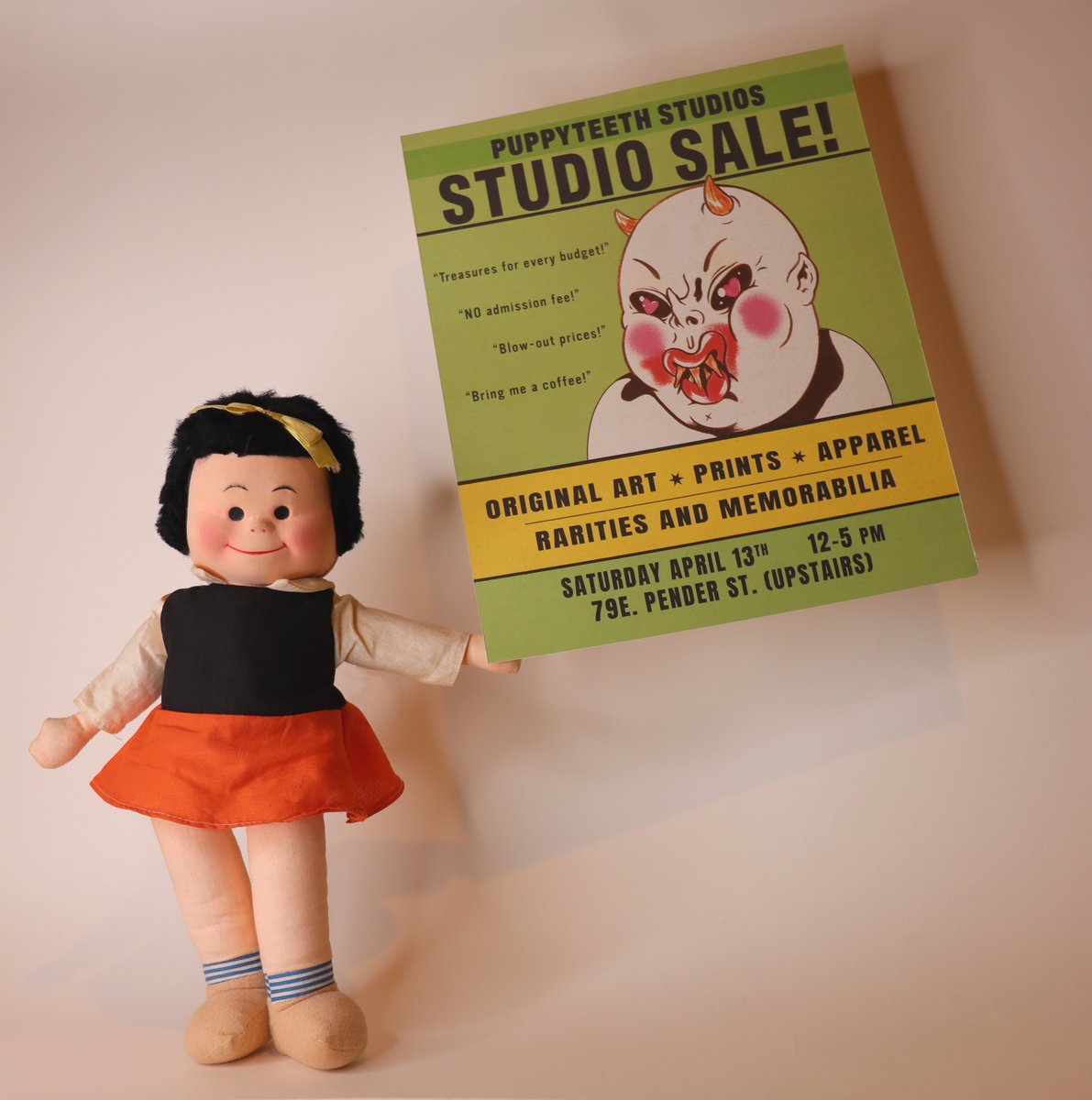 having a studio sale in 10 days! come say hi to me and nancy