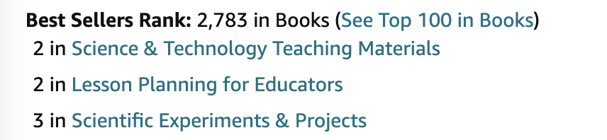 So excited to wake up and see my book back in the top 5 for 3 categories this morning!! You can grab a copy from Amazon here - amzn.to/4bJIHfQ

#aussieED #scitlap