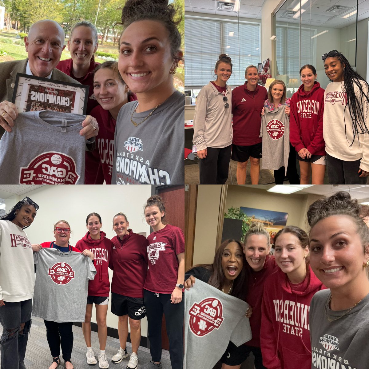 Reddie Women’s Basketball (@reddieswbb) on Twitter photo Championship shirts delivered✔️
We are beyond grateful for everyone on campus who has supported us year in and year out! Championship shirts delivered✔️
We are beyond grateful for everyone on campus who has supported us year in and year out!