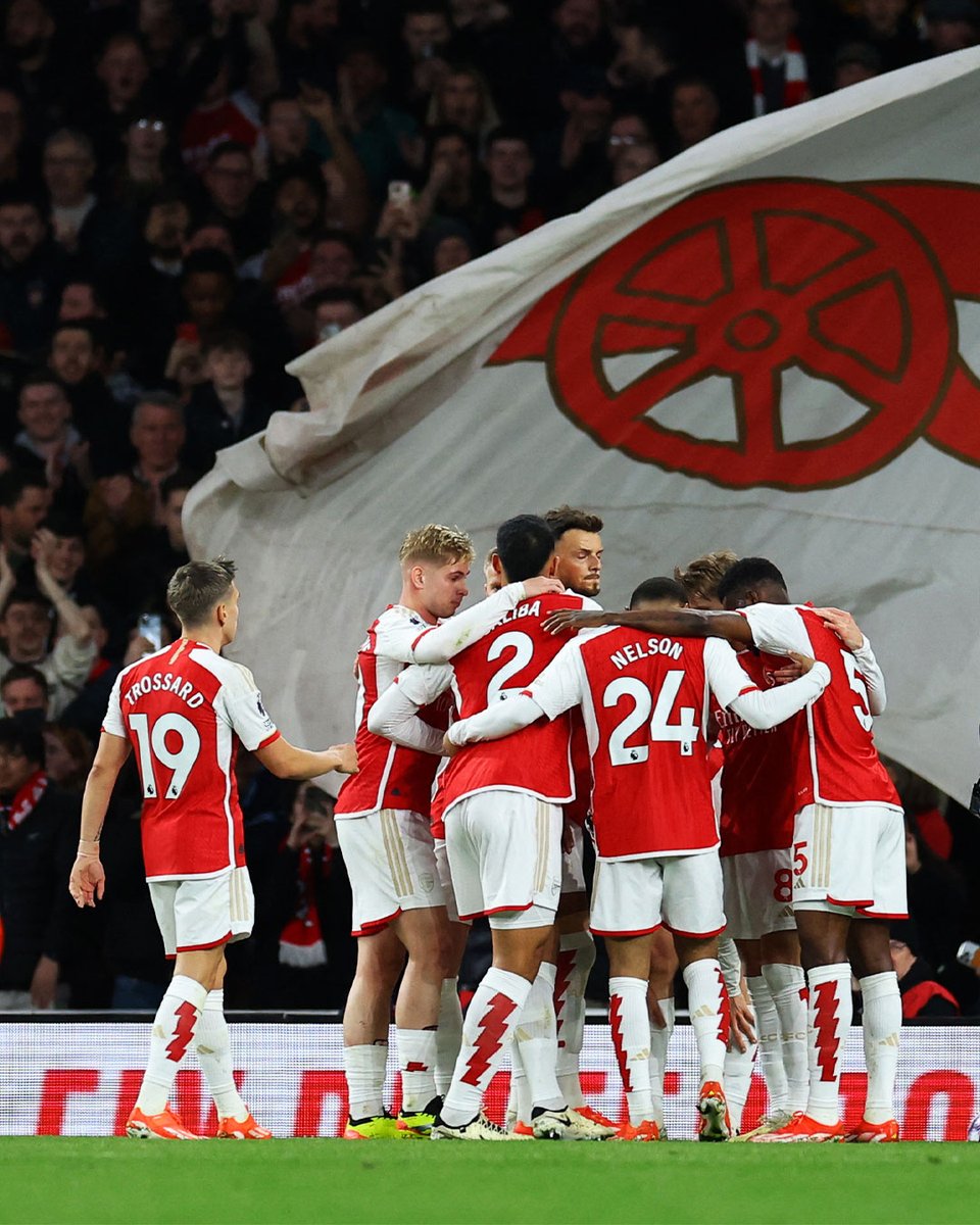 Wednesday night win at the Emirates! 🏟️
