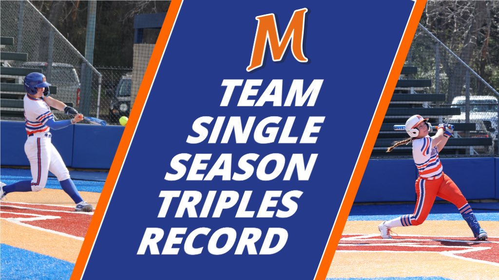 We have set a new single season triples record with 39! 🧡💙 #DreamBigActBigBeBig #faMily