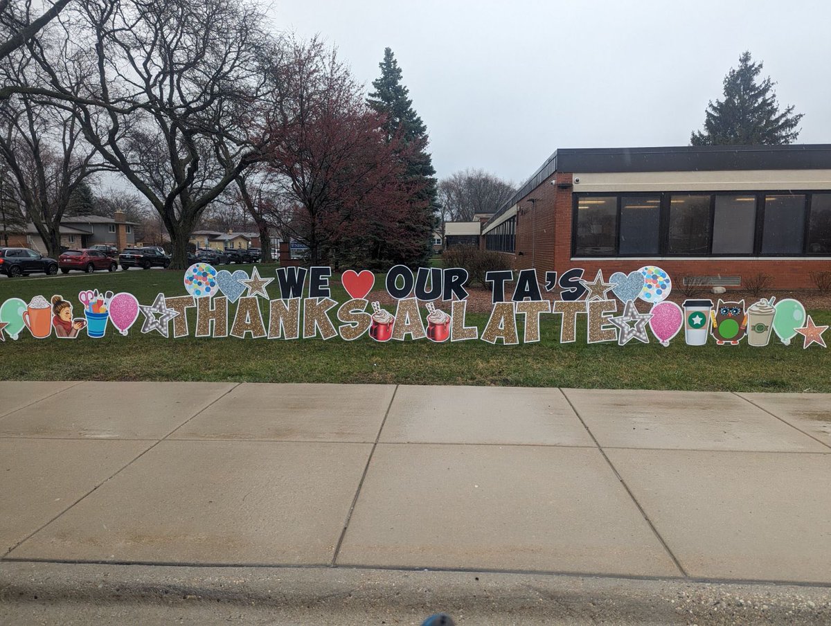 Happy teaching assistant appreciation day to our amazing, hard working TA’s!!! ❤️❤️❤️