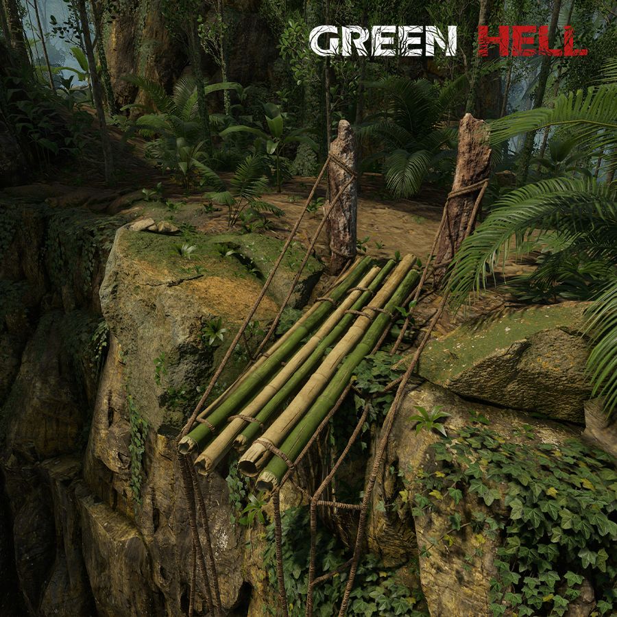 Looks like this bridge has a bit of a bamboo-boo. Who's gonna fix it?