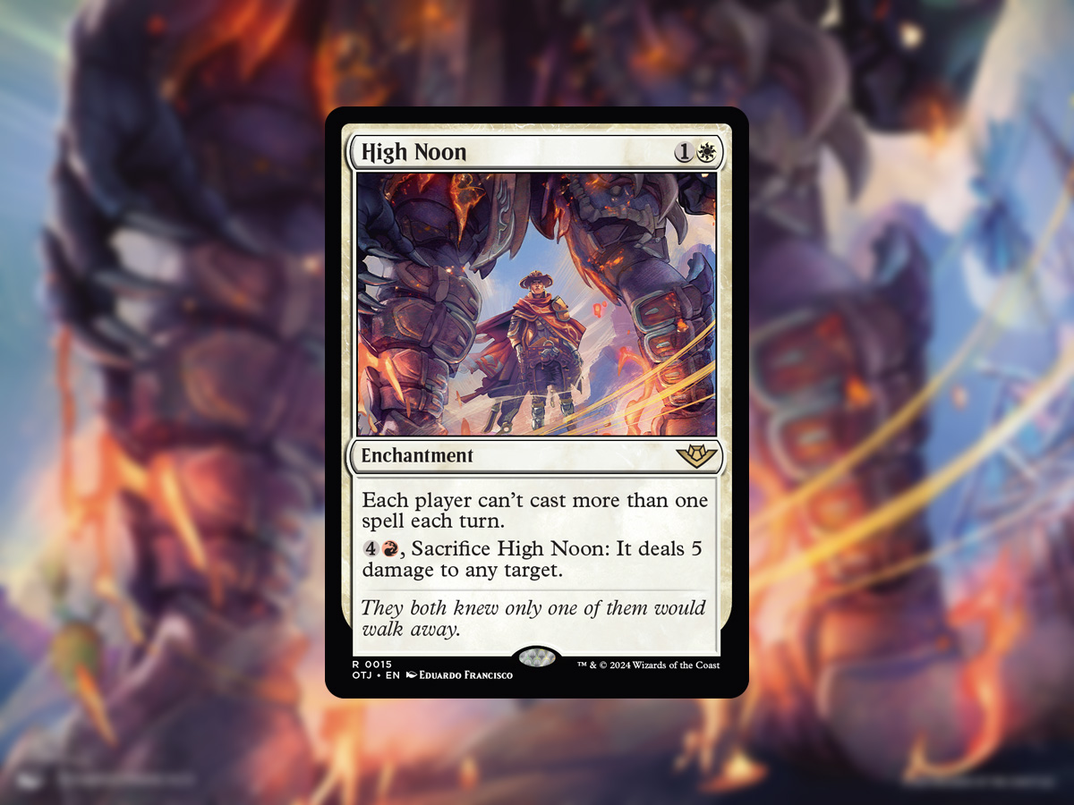 wizards_magic's tweet photo. Don't say it.
Don't say it.
Iiiiiiit's High Noon! 
We said it. #MTGThunder https://t.co/TbOl5WQl50
