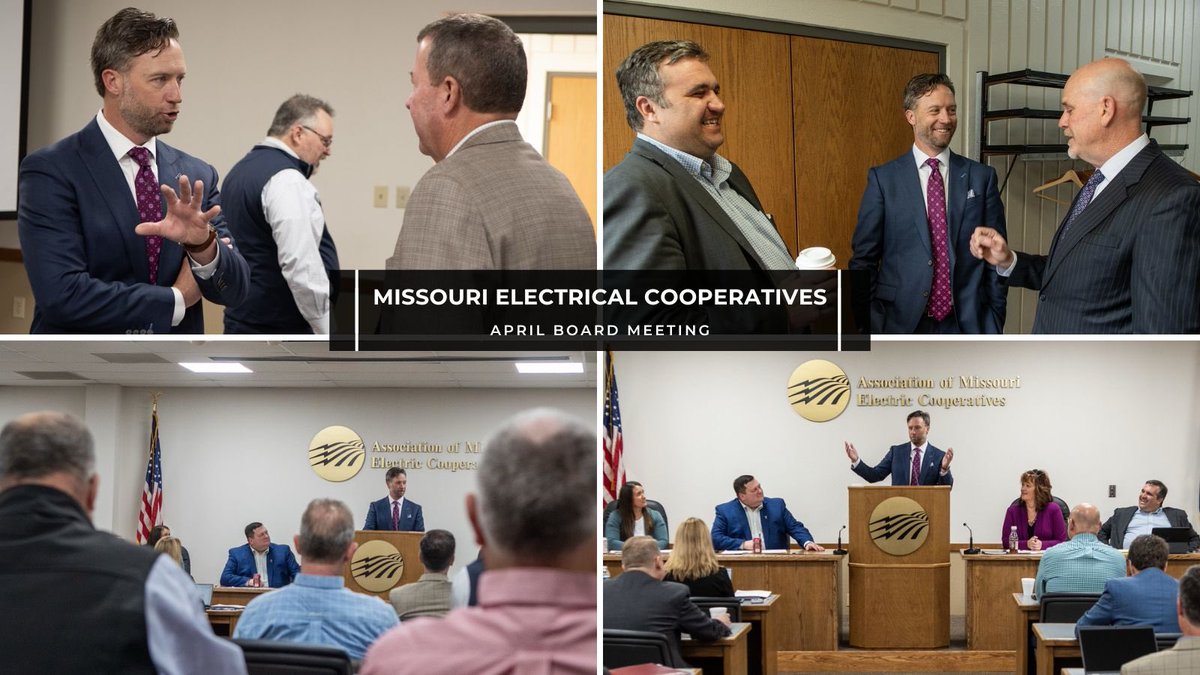 It was a great pleasure to meet with the Association of Missouri Electrical Cooperative's Board. Whether they are laying the foundation for our electrical grids, or developing risk management plans, they are always ready to serve. Let's get to work supporting folks like them.