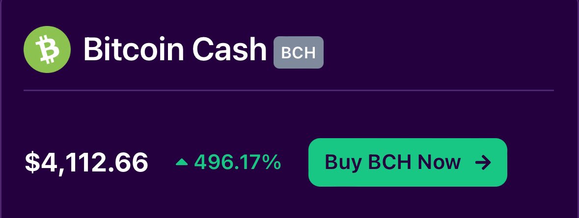 CryptoZeus_Sly's tweet photo. BCH PRICE SOON = $4,112.68
How possible can this be $BCH
#bch
#Cryptocurency
#TrendingNow
#bchhalving
#halving https://t.co/D6XxsNVbQG