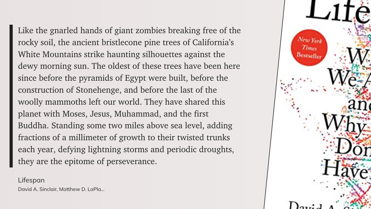 AaronFeigelman's tweet photo. Love this quote on natural perseverance from @davidasinclair https://t.co/ONEXOiviI7