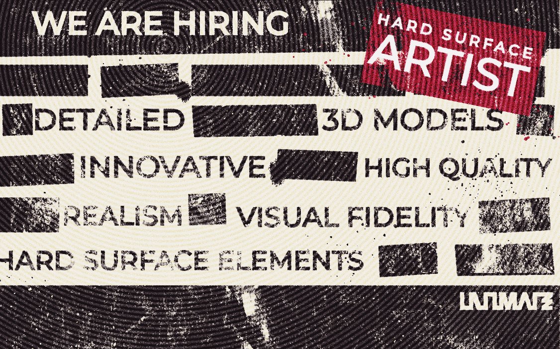 🌟 We need YOU 👉 We're on the hunt for a skilled Senior Hard Surface Artist to join our team. If you're passionate about crafting immersive worlds and ready to make an impact, apply now! 🎨💼 #SeniorArtist #NowHiring ultimate.studio/job/senior-har…