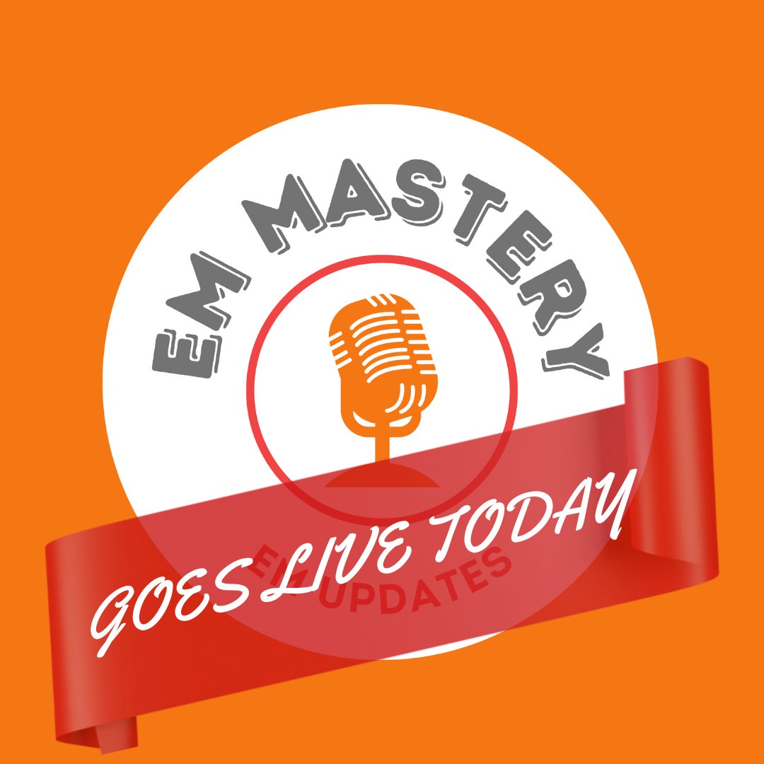 emcoreshow's tweet image. EM MASTERY Gos live today ww.emmastery.com 

#emergencymedicine #resuscitation #cardiacbootcamp #resuscore #emcorecnference