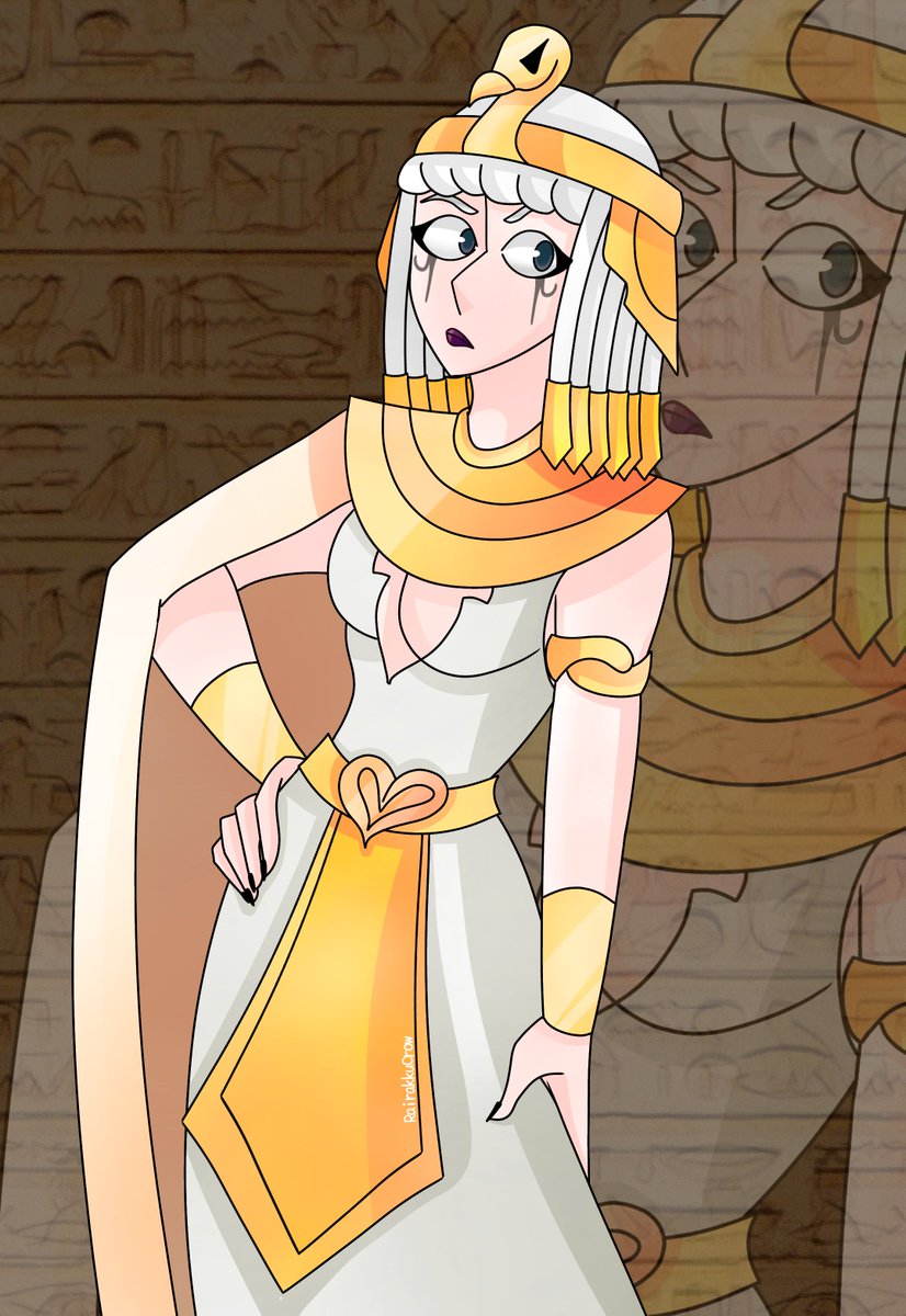 Cleopatra, pero es albina.

#myartwork 
#myartwork 
#artwork 
#illustration 
#History 
#historicalcharacters 
#historicalfigures 
#cleopatra 
#egypt 
#ancientegypt