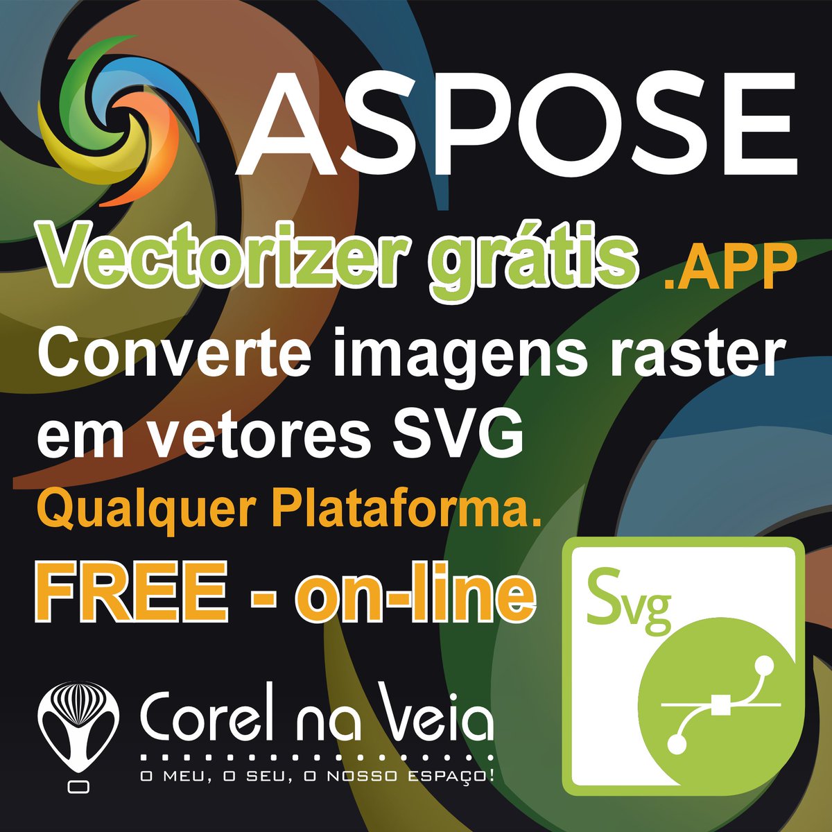 CorelnaVeia's tweet image. #ASPOSE APP #Vetorizer #FREE #OnLINE For #SVG - Aplicativos da Web gratuitos SVG youtu.be/zkJVOyMCNEk
Use uma coleção de aplicativos online gratuitos para #converter SVG e #vetorizar #imagens ou #texto SVG.