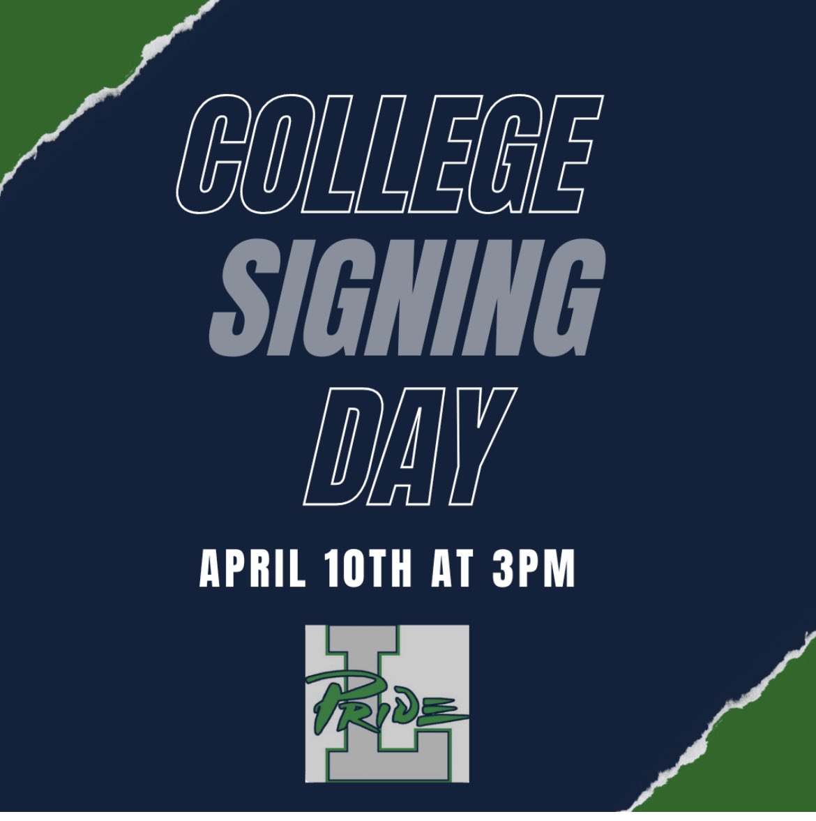 Pride Football (@leesvillefb) on Twitter photo Come out to support those athletes continuing to play their sport next year at the collegiate level! Sponsored by <a href="/LeesvillePAC/">Leesville Road Pride Athletic Club</a> Come out to support those athletes continuing to play their sport next year at the collegiate level! Sponsored by <a href="/LeesvillePAC/">Leesville Road Pride Athletic Club</a>