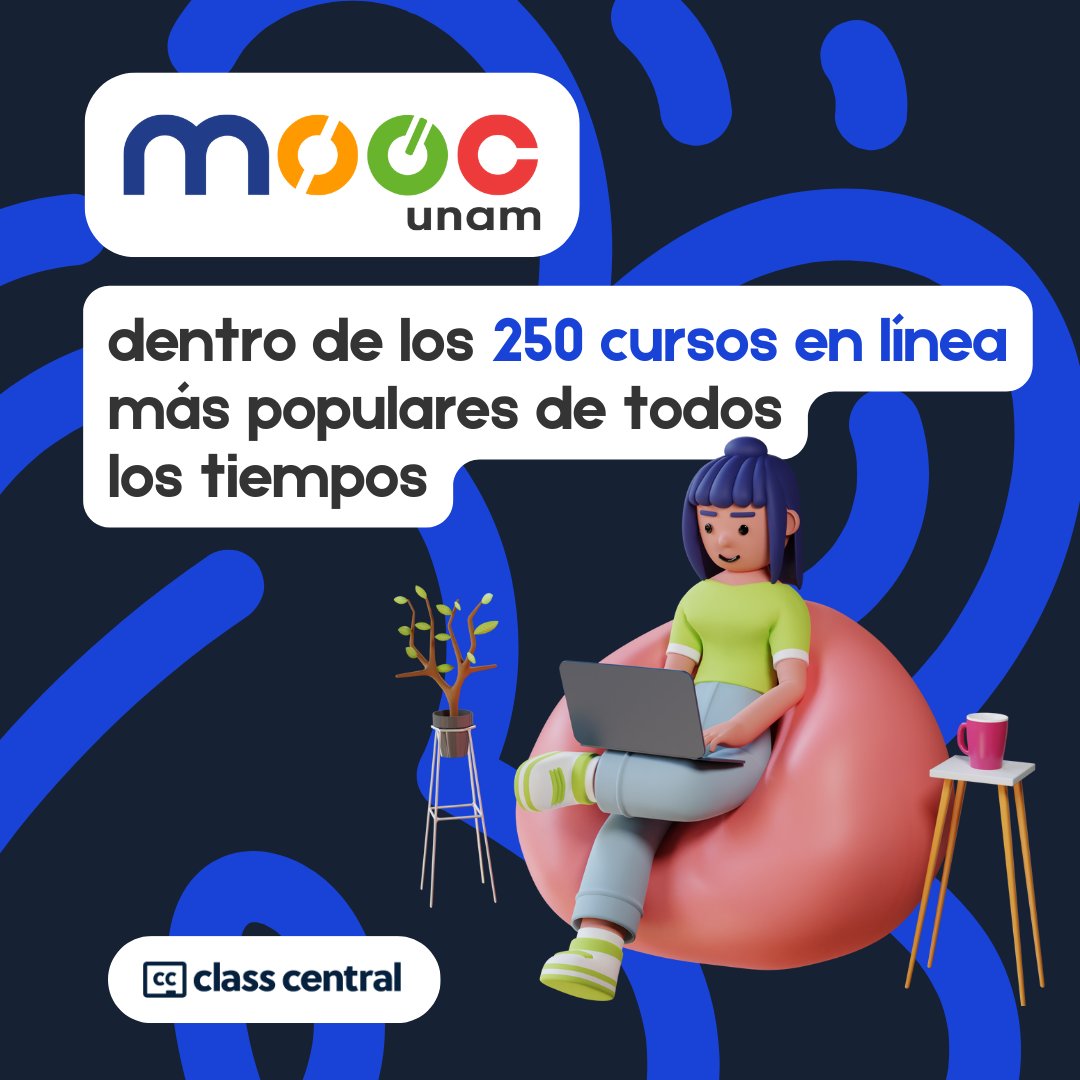 cuaedunam's tweet image. Los cursos gratuitos de #MOOC #UNAM están presentes dentro de los 2⃣5⃣0⃣ cursos en línea más populares de todos los tiempos, en el reporte de #ClassCentral 2024 🤩 🥳

Aquí te contamos cuáles están en el ranking 👇 🧵
#SomosMOOC