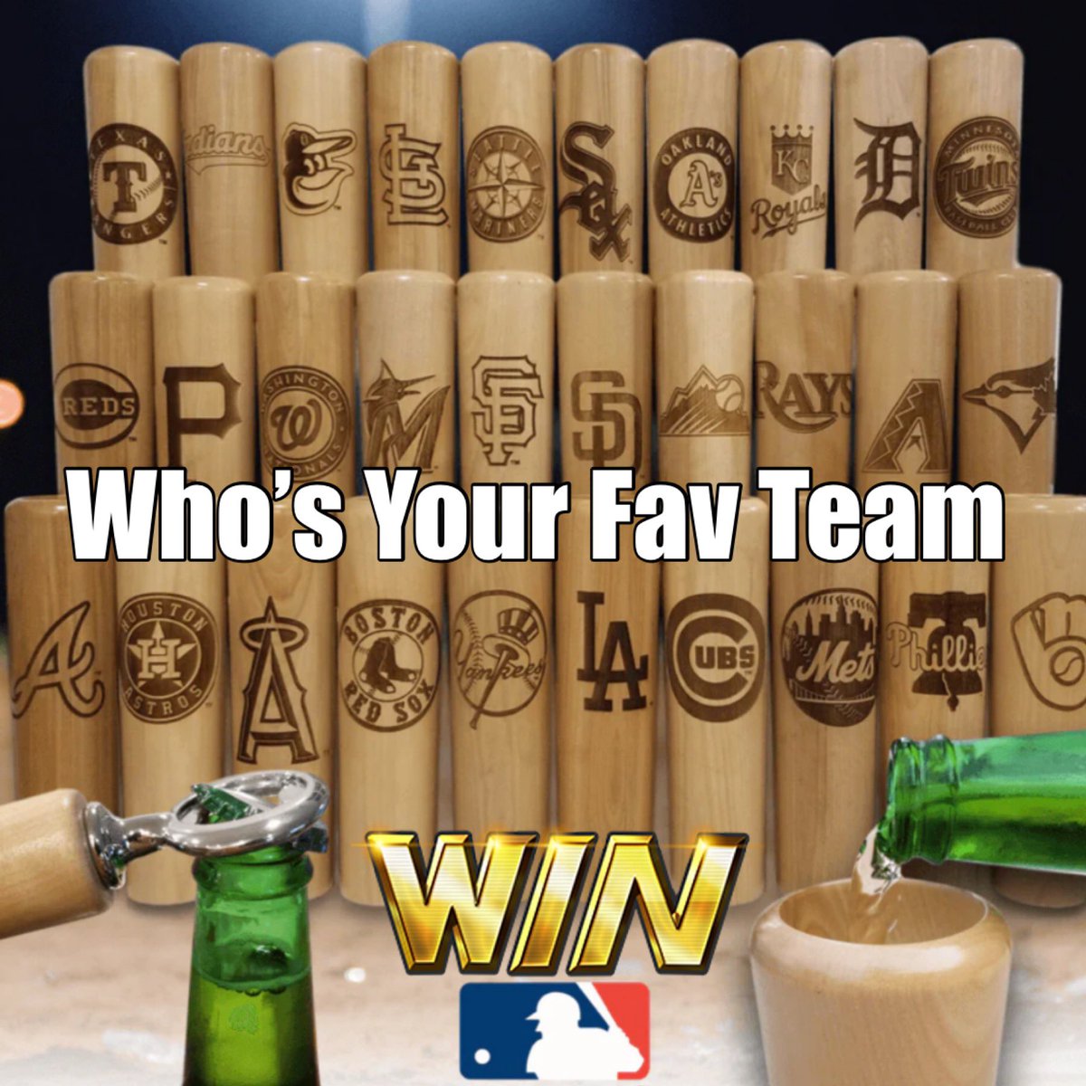 Enter to win a @DugoutMugs the mug made from a baseball bat! Let us know who your favorite team is ⚾️ Enter to win here: gleam.io/otz6n/baseball… #baseball #GiveawayAlert