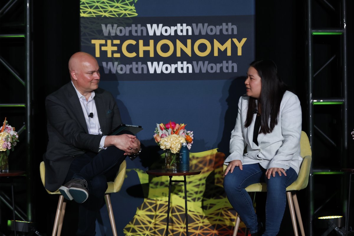 The plastic problem has been a sleeping one. ♻️ Miranda Wang, Cofounder + CEO of @Novoloop, spoke about the pain point in the plastic circular economy, and her technology that oxidizes the polyethylene plastic and allows it to break down. #TechonomyClimate