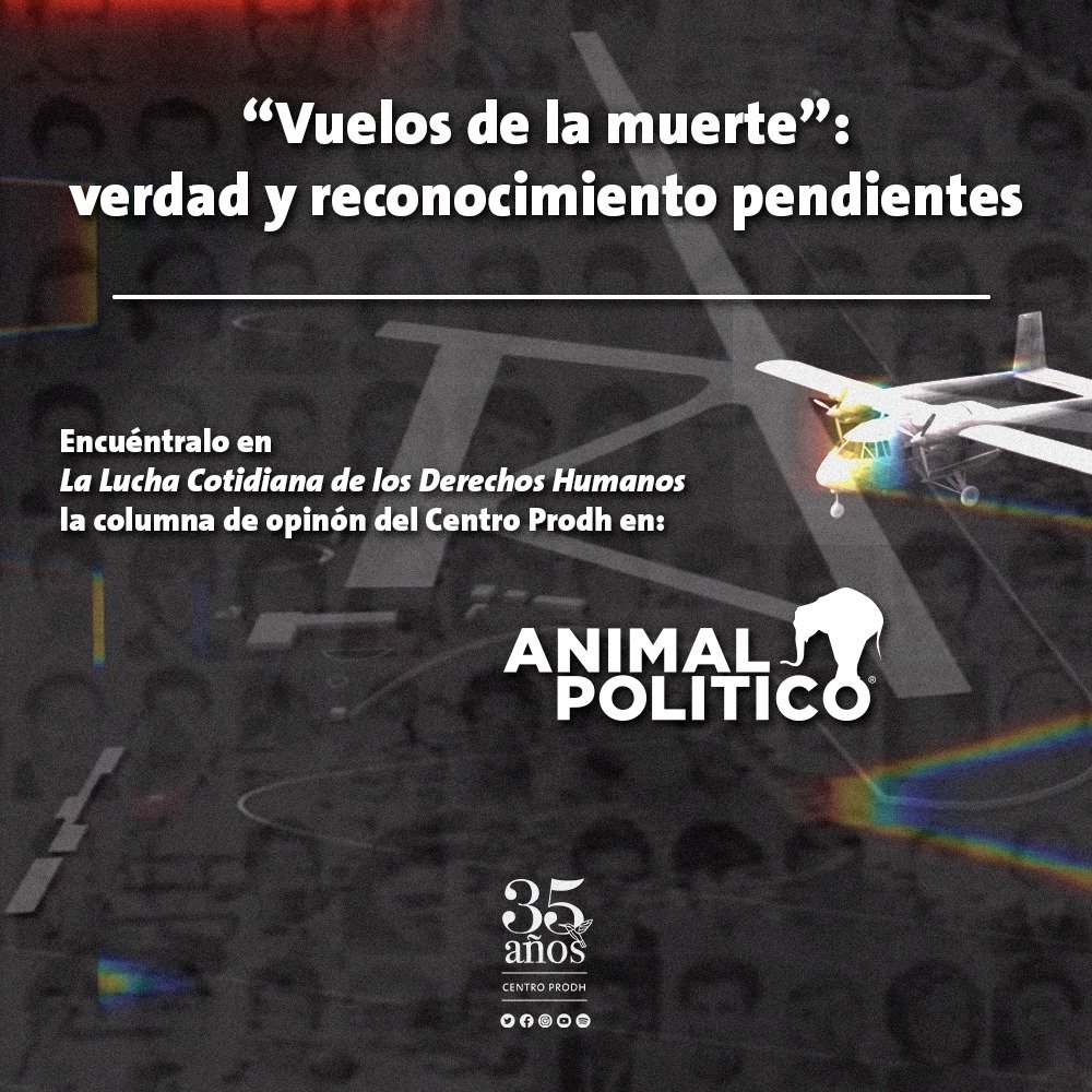 #ParaLeer | Para hacer memoria respecto de una de las prácticas más cruentas de violencia de Estado en la llamada #GuerraSucia, @situ_research y @CentroProdh reconstruimos visualmente los “Vuelos de la Muerte” #SedenaAbreTusArchivos Vía @Pajaropolitico animalpolitico.com/analisis/organ…